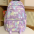 New Trend Campus Colored All-Matching Graffiti High-Grade Bag Spine Protection Multi-Compartment Nylon Leisure Sports Backpack
