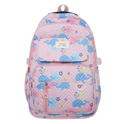 New Backpack Women's Good-looking Simple Niche Schoolbag Campus High-Grade Student Contrast Color Trendy Western Style Backpack