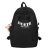 New Schoolbag Junior High School Girls Good-looking Letter Bapa Female College Students Korean Casual All-Matching Bapa