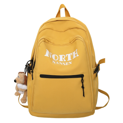 New Schoolbag Junior High School Girls Good-looking Letter Bapa Female College Students Korean Casual All-Matching Bapa