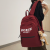 New Schoolbag Junior High School Girls Good-looking Letter Bapa Female College Students Korean Casual All-Matching Bapa