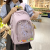 New Student rge Capacity Transparent Bapa Female Japanese Ins Preppy Style Junior High School Schoolbag Trendy Bapa