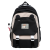 New Bapa Casual All-Matching Fashion Men's rge Capacity Multi-yer High School Students Simple Schoolbag Junior High School Bapa