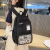 New Bapa Lightweight and rge Capacity High School Student Schoolbag Korean Style Casual Simple Girl's Bapa