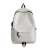 new school bag female junior high school student large capacity solid color travel backpack men high school and college student campus lightweight backpack