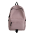 new school bag female junior high school student large capacity solid color travel backpack men high school and college student campus lightweight backpack