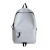 new school bag female junior high school student large capacity solid color travel backpack men high school and college student campus lightweight backpack