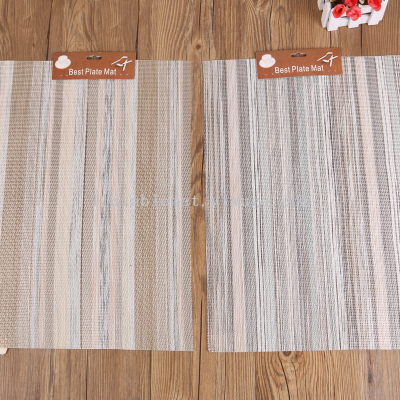 European style placemat Non-slip PVC Tablemat Textilene Placemat Washable eco-friendly Table Cloth