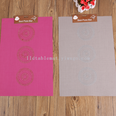 Manufacturer direct Sales western food mat non - slip mat textilene placemat washable environmentally friendly tablecloth