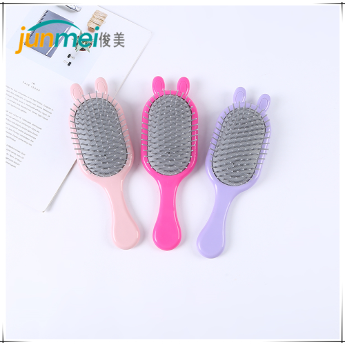 new long handle balloon comb massage scalp suitable comb for men and women pink cute rabbit massage comb modeling comb