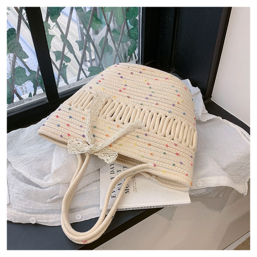 trendy women‘s bags hollow woven bag wholesale summer large capacity seaside vacation beach bag one piece dropshipping