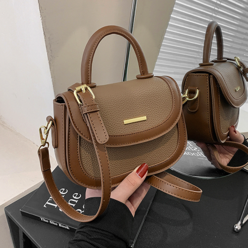 retro handbag wholesale new autumn fashion korean style messenger bag all-matching graceful one shoulder saddle bag