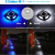 European Solar Step Light Cold White Light Two-Color Switchable All Sides Luminous Cast Aluminum Underground Lamp