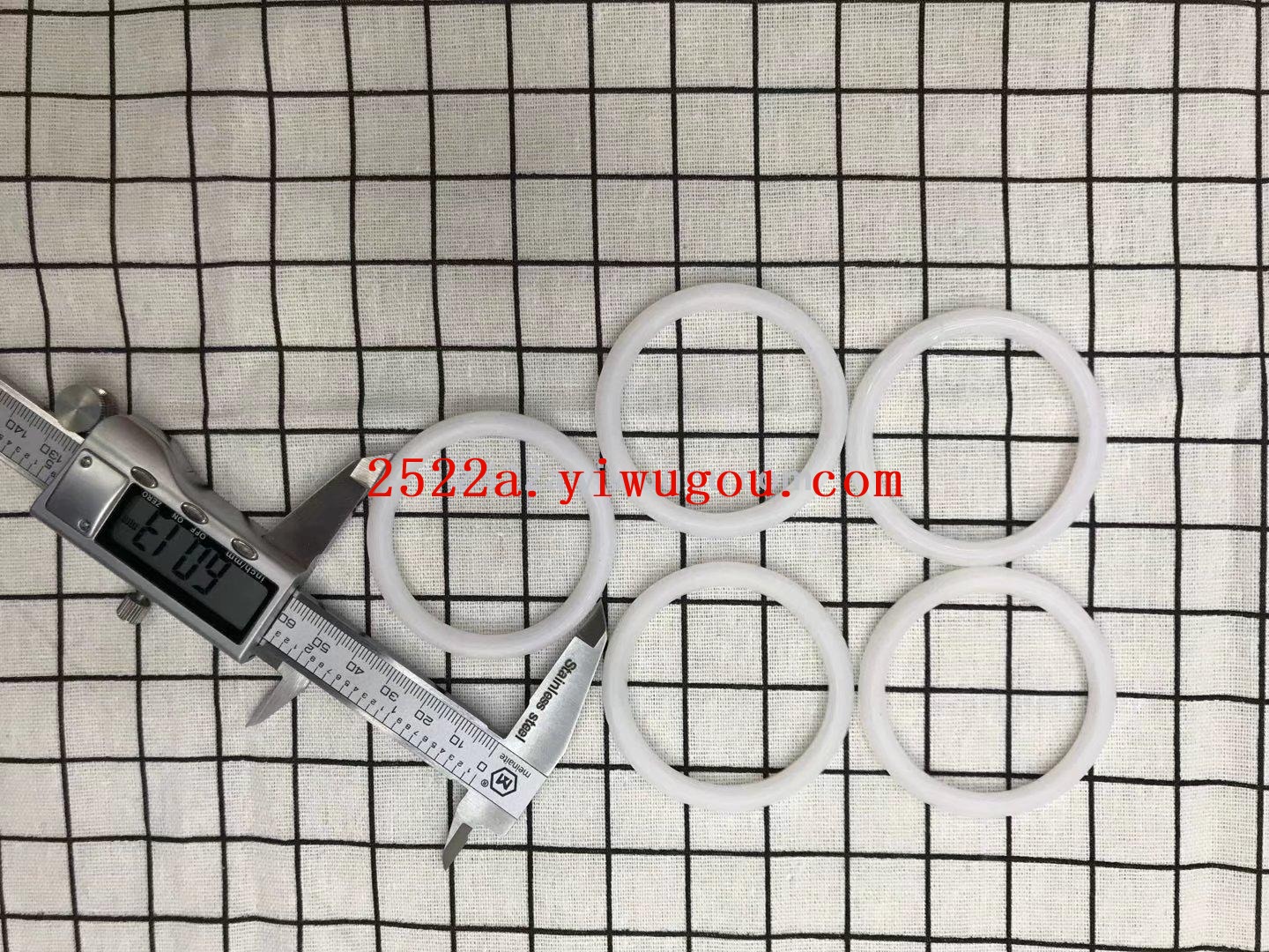白色小圆环｜捕梦网编织配件实拍