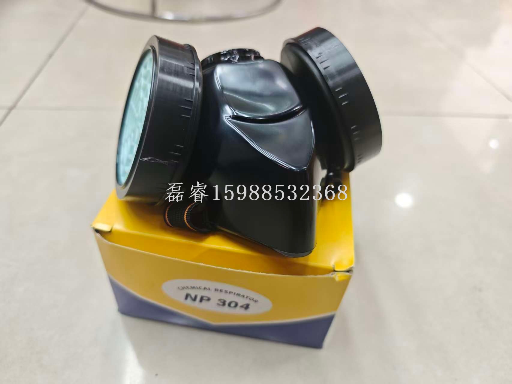 双滤盒半面罩 NP304 滤盒可拆卸更换