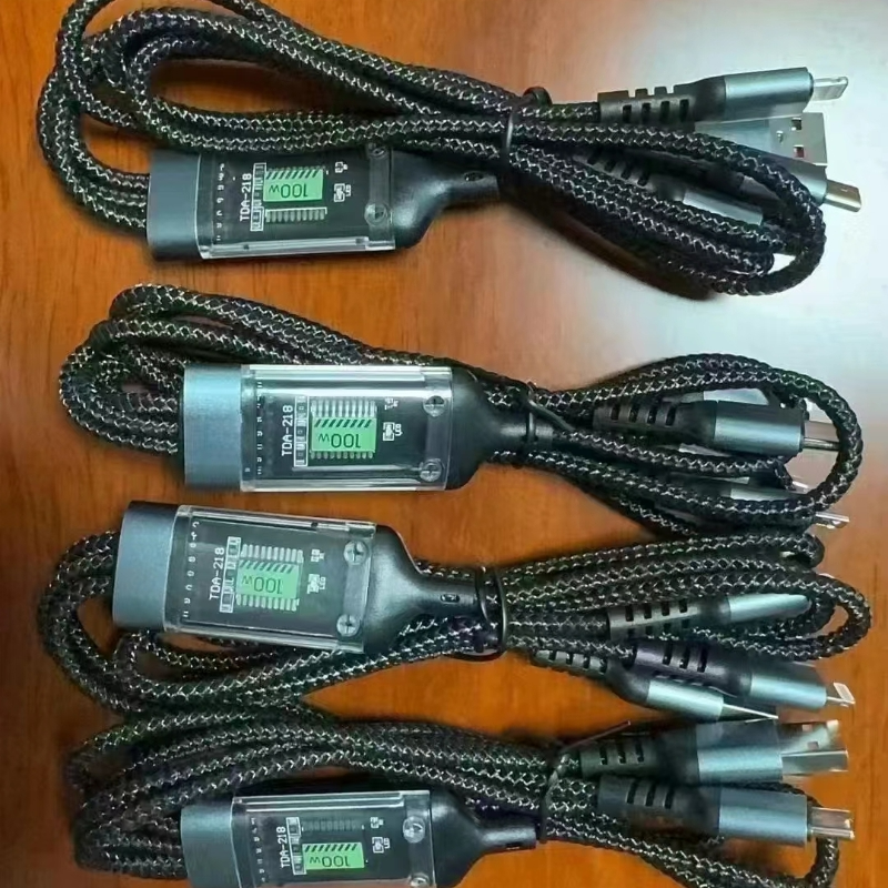 Phone charging cable · 3-in-1, braided · 04139 7