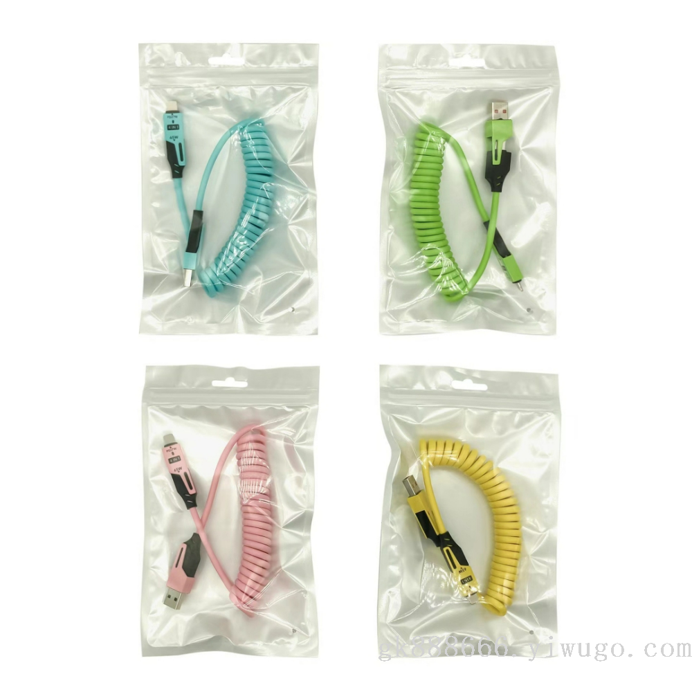 Phone charging cable · 4-in-1, retractable, 65W · 73282 6