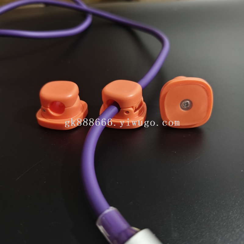 Rotating desktop cable organizer and spring cable clips 5