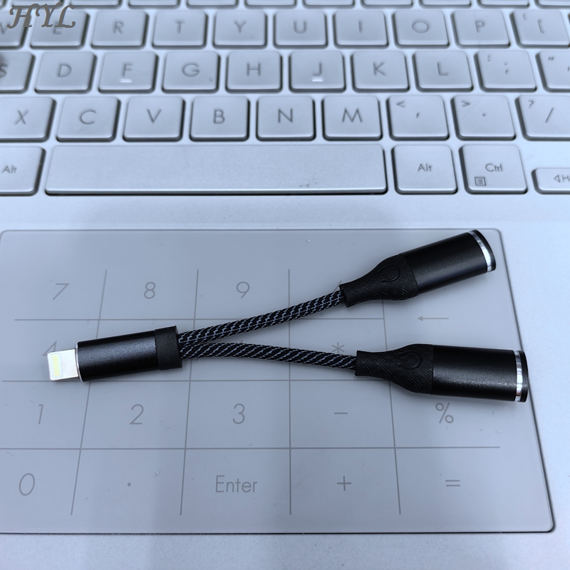 适用苹果耳机转换器全功能3.5音频转接线 7