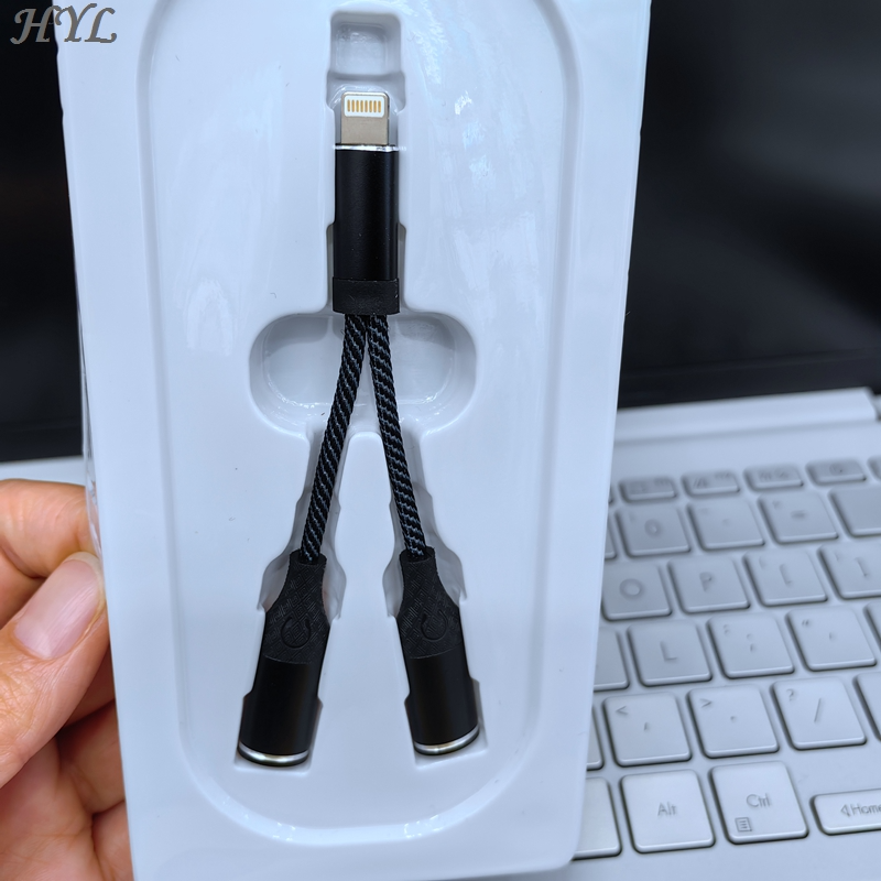 适用苹果耳机转换器全功能3.5音频转接线 8