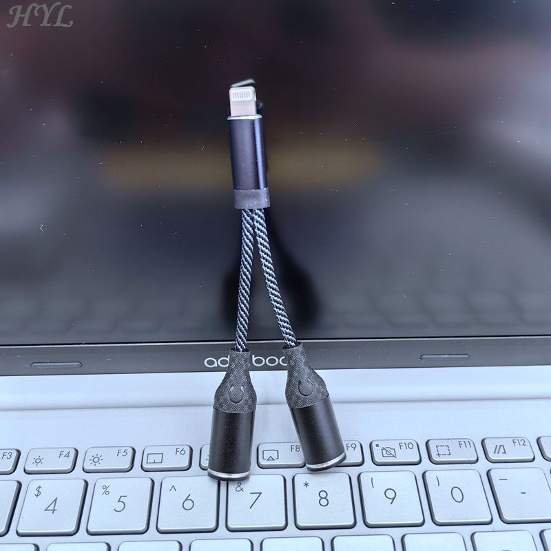 适用苹果耳机转换器全功能3.5音频转接线 6