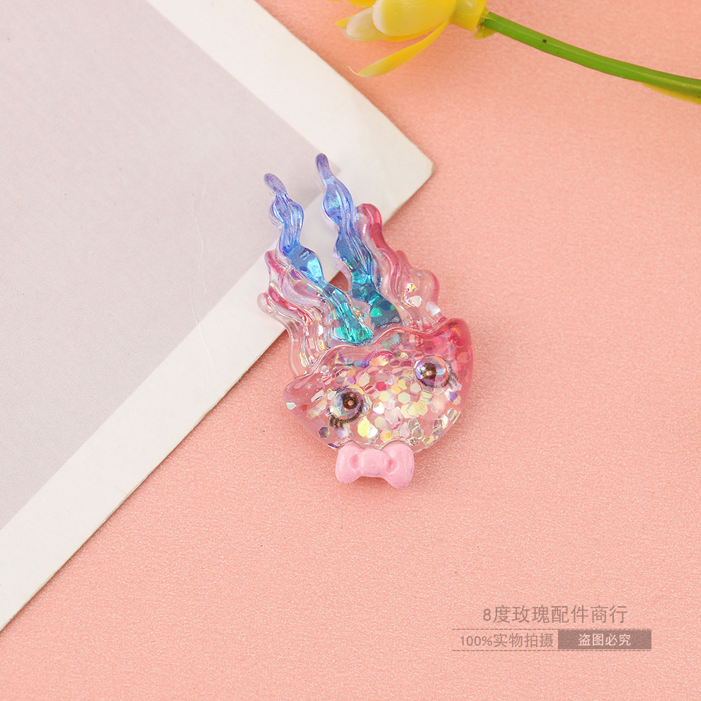 mermaid unicorn cartoon resin material hole shoes buckle accessories ...