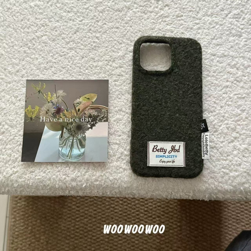 Protective Phone Case For Iphone Pro Max Simple Plush Design_voghion.com
