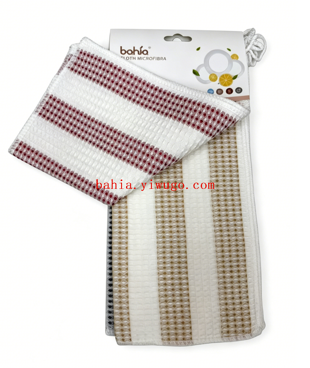 30*30cm diamond-shaped particle cleaning cloth, dishwashing cloth, pot brush cloth, multi-functional scrubbing cloth, cleaning cloth, scouring pad, cleaning cloth, dishwashing cloth, cleaning cloth pic 3