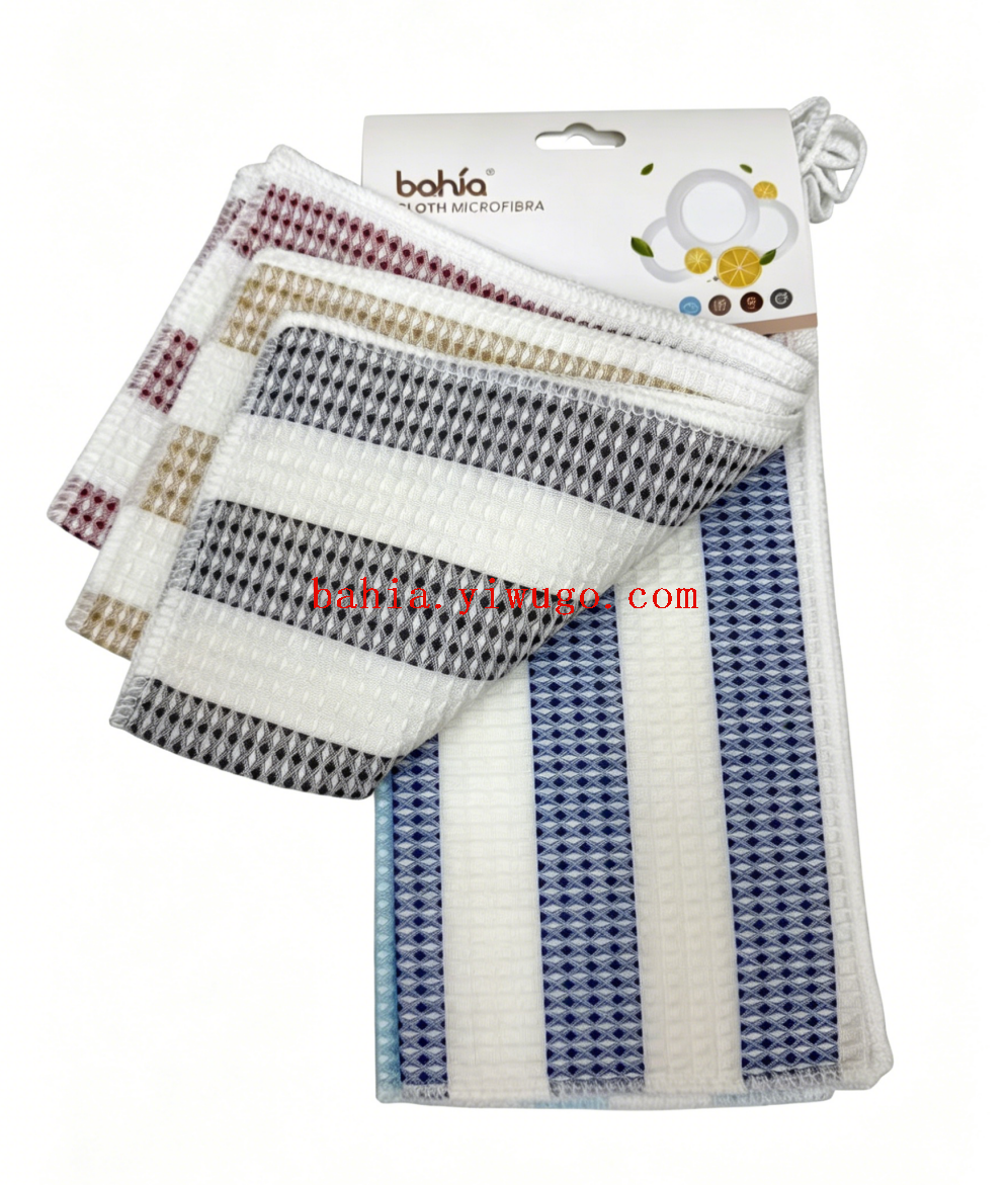 30*30cm diamond-shaped particle cleaning cloth, dishwashing cloth, pot brush cloth, multi-functional scrubbing cloth, cleaning cloth, scouring pad, cleaning cloth, dishwashing cloth, cleaning cloth pic 2
