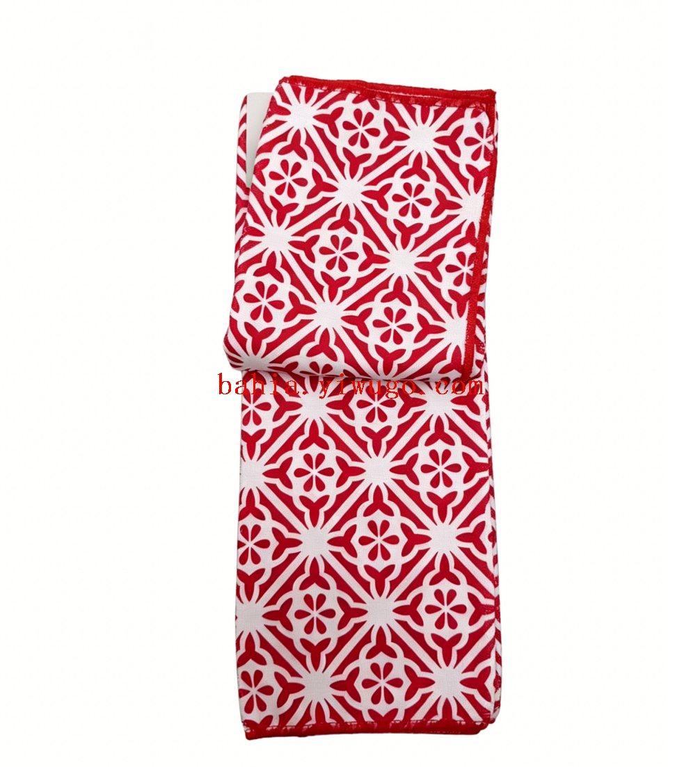 This retro geometric patterned multi-purpose cleaning cloth is water-absorbent, durable and does not shed fibers. It is a universal cleaning cloth for household kitchens pic 3