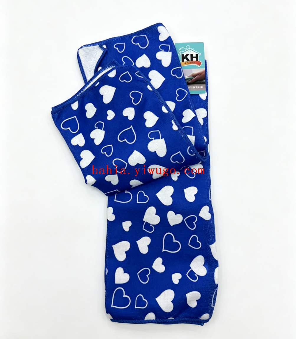 Super Fine Fiber Printed Cloth, Water-absorbing and durable Cleaning Wonder 3P pic 3