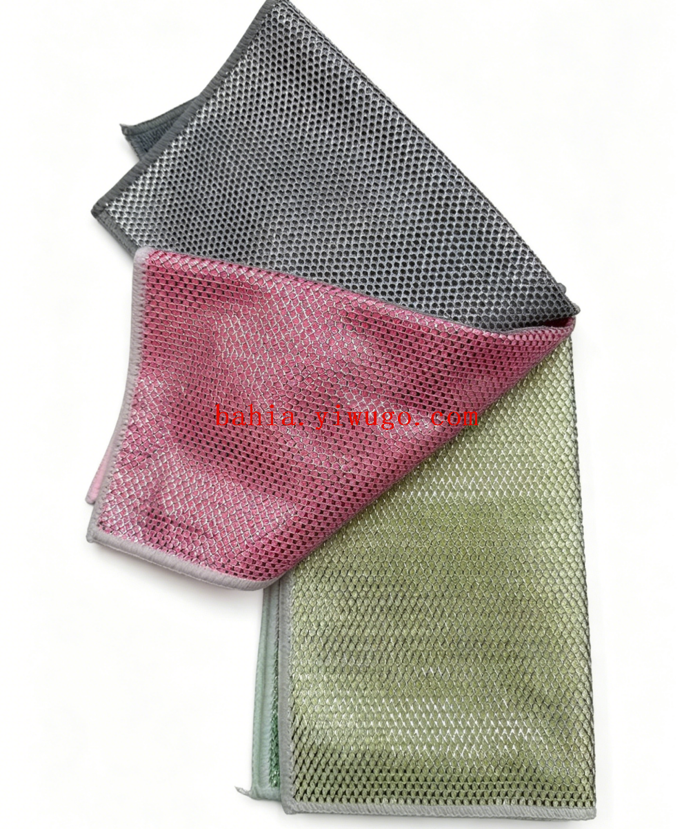 Grey loofah disposable kitchen-specific cleaning cloth, lazy cloth, cleaning cloth, kitchen-specific paper, lazy cloth, cloth pic 5