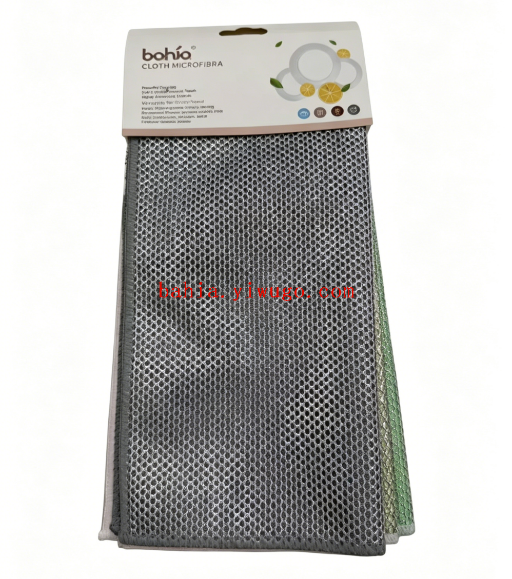 Grey loofah disposable kitchen-specific cleaning cloth, lazy cloth, cleaning cloth, kitchen-specific paper, lazy cloth, cloth pic 1