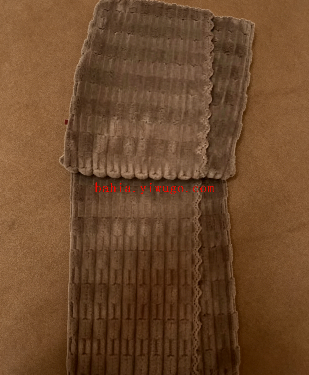 Kitchen stain removal and cleaning cloth, embroidered watermelon style thickened coral fleece cloth, household absorbent dishcloth pic 3