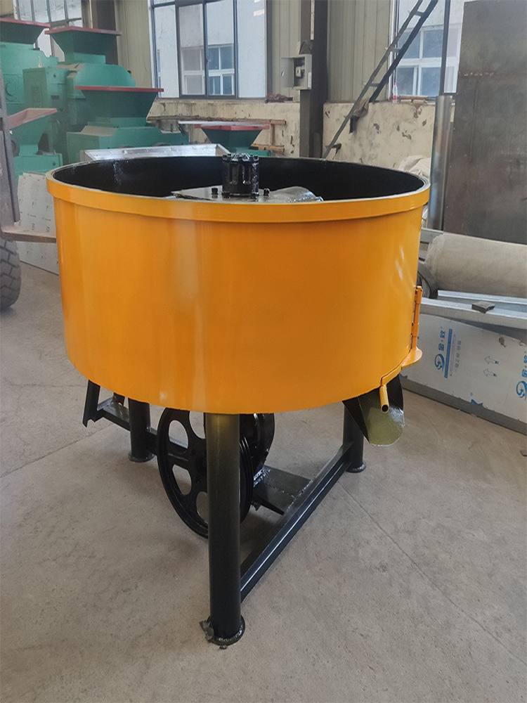 立式平口搅拌机工地混凝土水泥砂浆圆盘细石搅拌罐自动柴油拌泥机